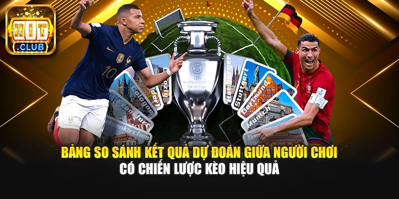 Bảng so sánh kết quả dự đoán giữa người chơi có chiến lược kèo hiệu quả.